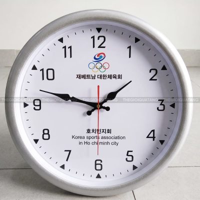Đồng hồ treo tường in logo Korea Sport 3