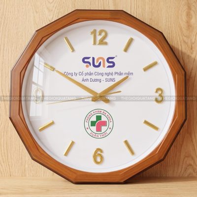 Đồng hồ treo tường in logo quà tặng SUNS 6