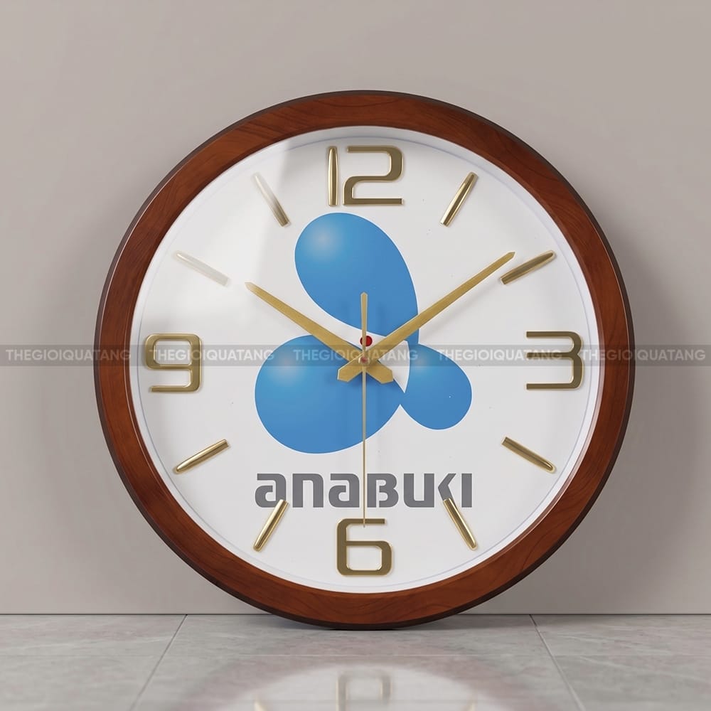 Đồng hồ treo tường quà tặng Anabuki 3