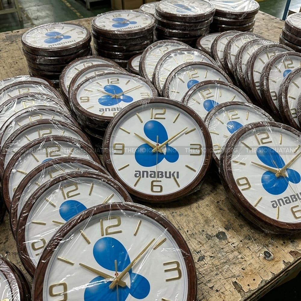 Đồng hồ treo tường quà tặng Anabuki 4