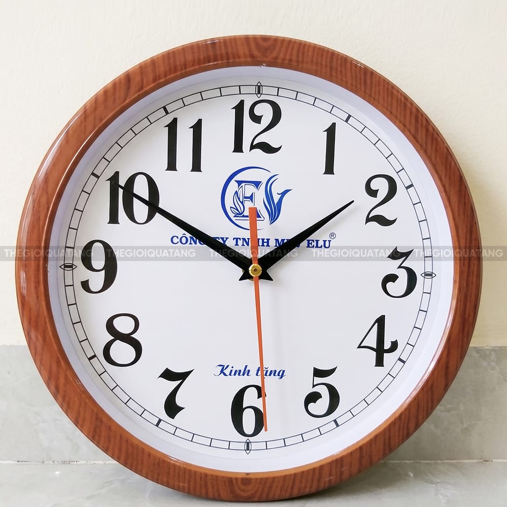Đồng Hồ Treo Tường Quà Tặng In Logo QT25034 -2