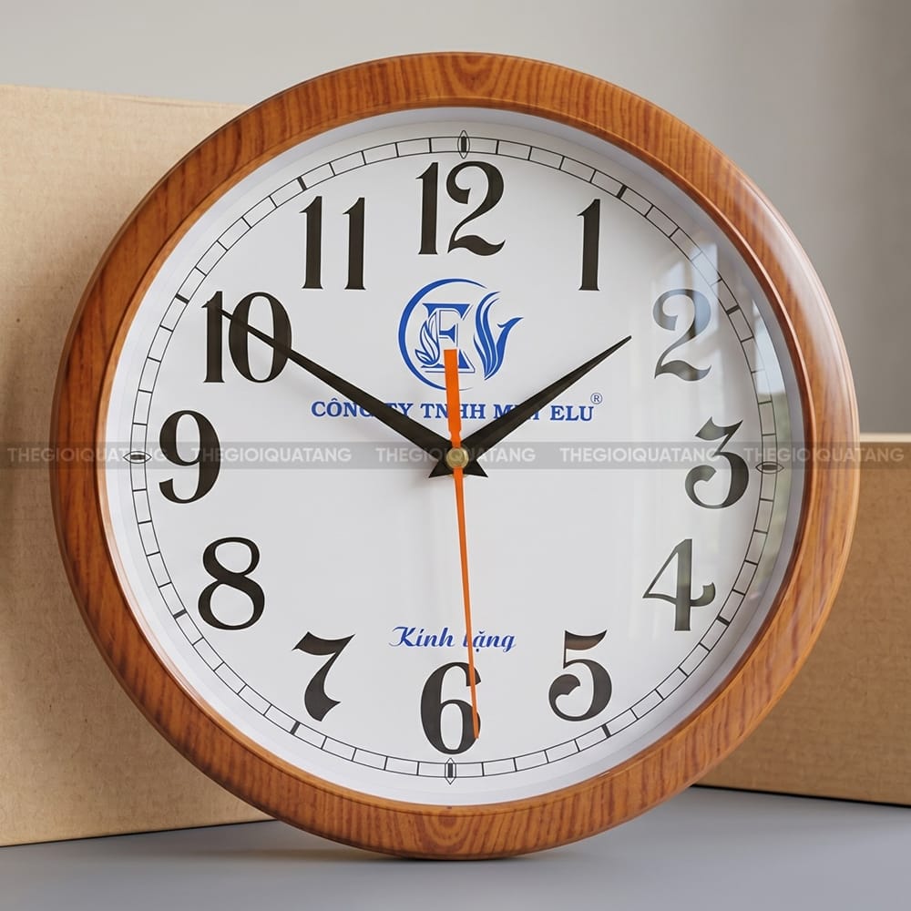 Đồng Hồ Treo Tường Quà Tặng In Logo QT25034 -4