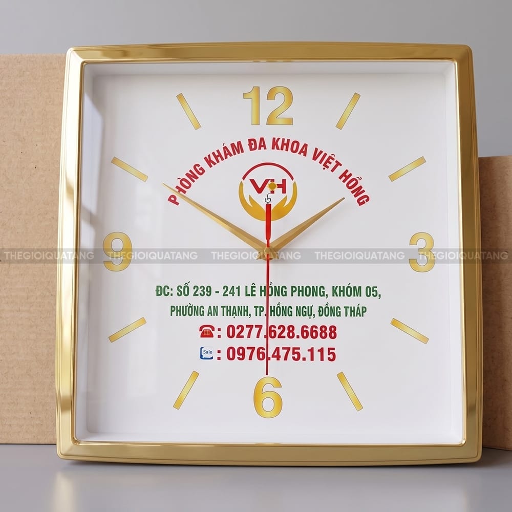 Đồng hồ treo tường quà tặng Phòng Khám Đa Khoa Việt Hồng 1