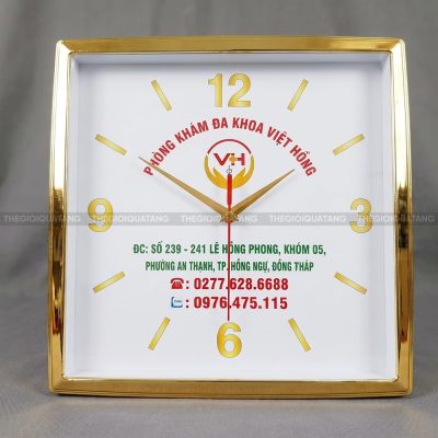Đồng hồ treo tường quà tặng Phòng Khám Đa Khoa Việt Hồng 3