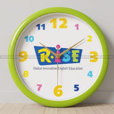 Đồng hồ treo tường quà tặng Trung Tâm Anh Ngữ Rise 6