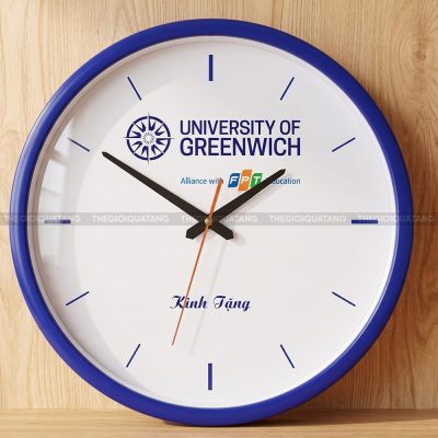 Đồng hồ treo tường quà tặng UNIVERSITY OF GREENWICH 4