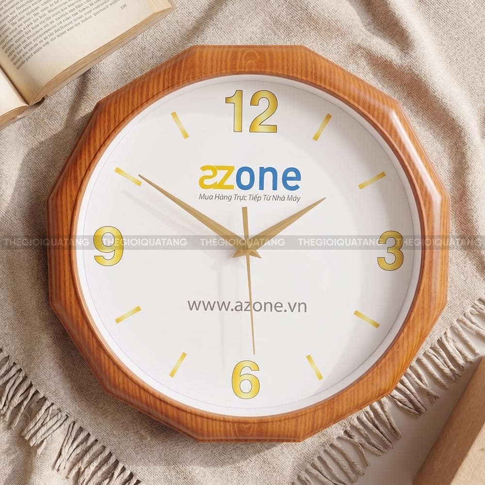 Đồng hồ treo tường quảng cáo giá rẻ Azone 1