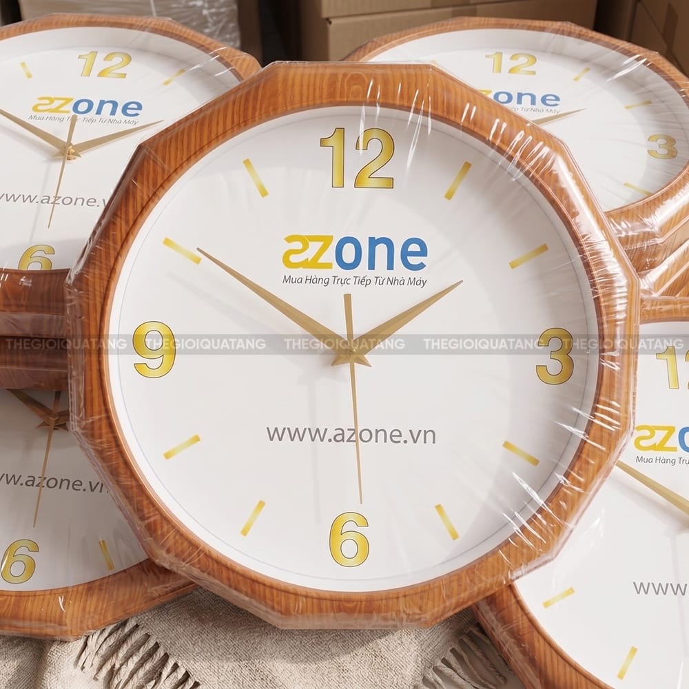 Đồng hồ treo tường quảng cáo giá rẻ Azone 2
