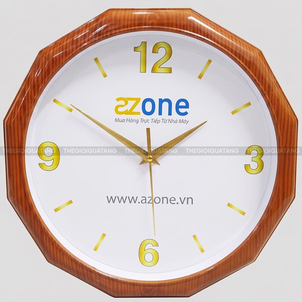 Đồng hồ treo tường quảng cáo giá rẻ Azone 4