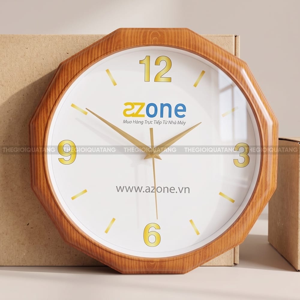 Đồng hồ treo tường quảng cáo giá rẻ Azone 6