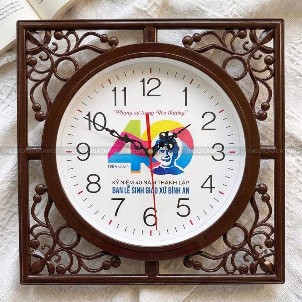 Đồng hồ treo tường quảng cáo thương hiệu giá tốt 4