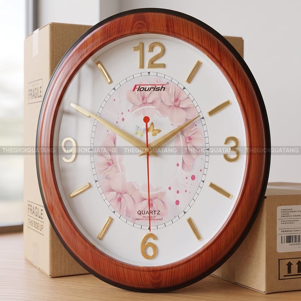 Đồng hồ treo tường thiết kế riêng theo bộ nhận diện 1