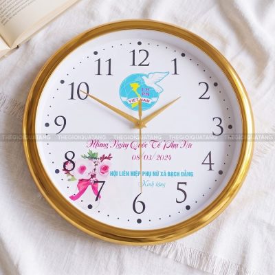 Đồng hồ tròn treo tường giá rẻ Hội Liên Hiệp Phụ Nữ Xã Bạch Đăng 2