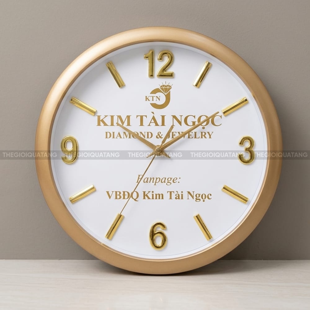 Đồng hồ tròn treo tường giá rẻ Kim Tài Ngọc Diamond 4