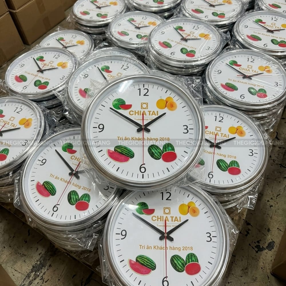 In logo công ty lên đồng hồ 5
