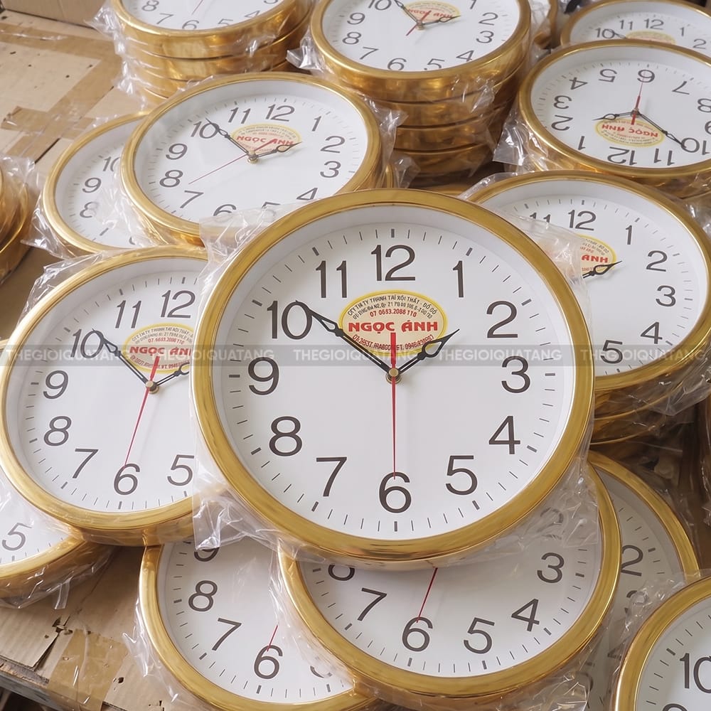 In Logo Lên Đồng Hồ Treo Tường Giá Rẻ 3