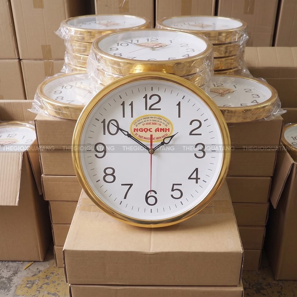 In Logo Lên Đồng Hồ Treo Tường Giá Rẻ 6