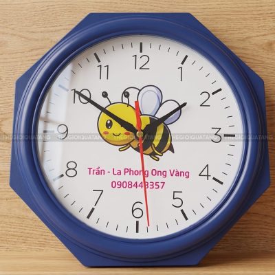 Mẫu đồng hồ treo tường cao cấp Trần - Laphong Ong Vàng 6