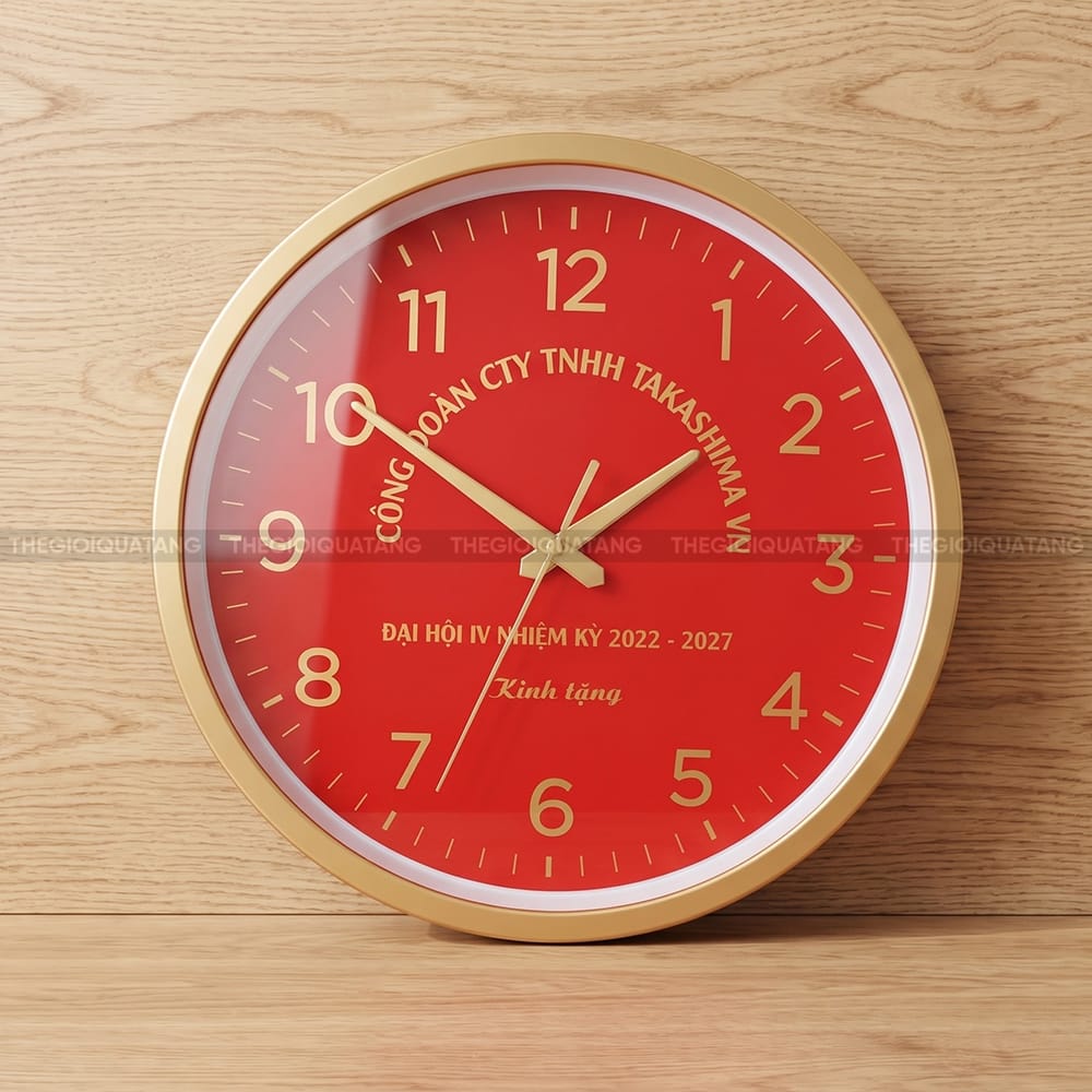 Sản xuất đồng hồ quảng cáo logo QC25014 1