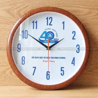 Sản xuất đồng hồ treo tường 40 năm thành lập sở Giáo Dục và Đào Tạo Bình Dương 3