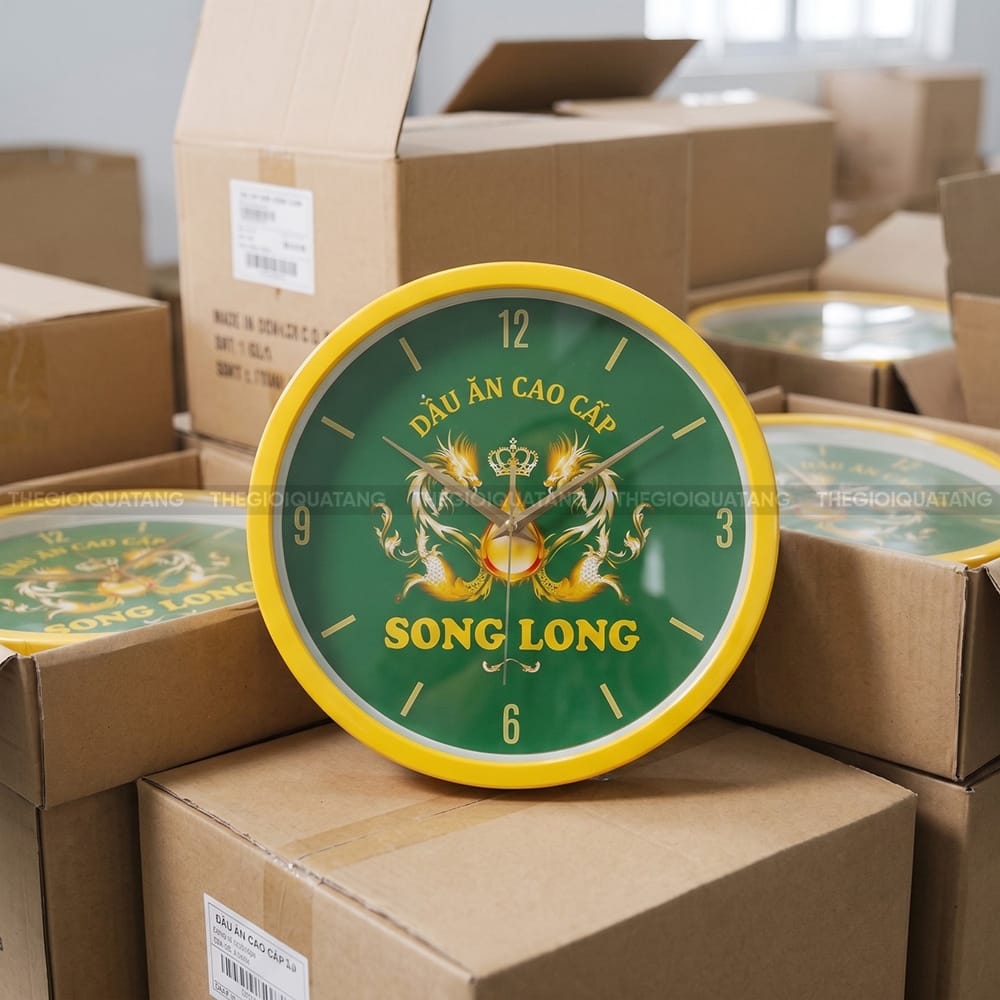 Sản xuất đồng hồ treo tường Dầu Ăn Cao Cấp Song Long 2