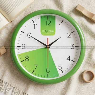 Sản xuất đồng hồ treo tường hình tròn in logo DT25032 3