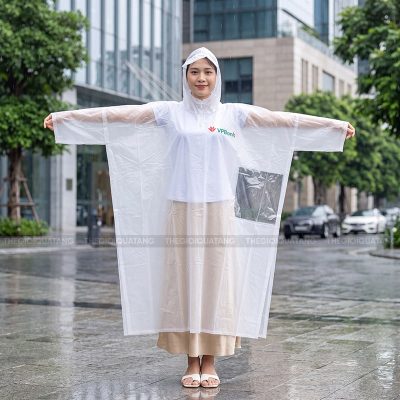 Áo mưa quảng cáo in logo theo yêu cầu 1