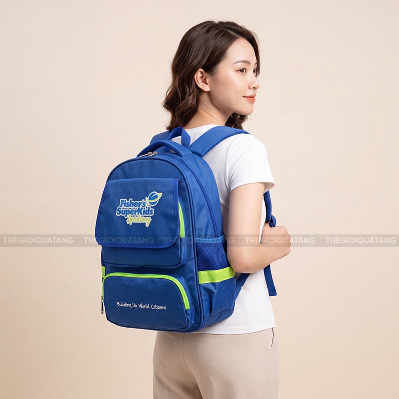Balo quà tặng in logo thương hiệu 2