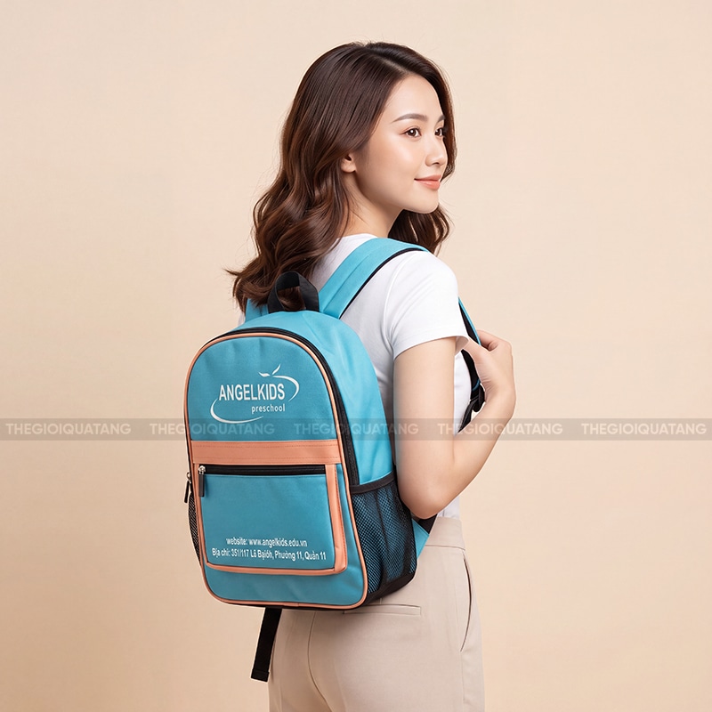 Balo quảng cáo quà tặng doanh nghiệp Angelkids 3