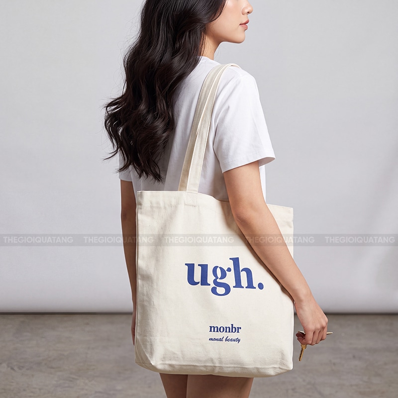 Đặt may túi canvas quảng cáo in logo 3