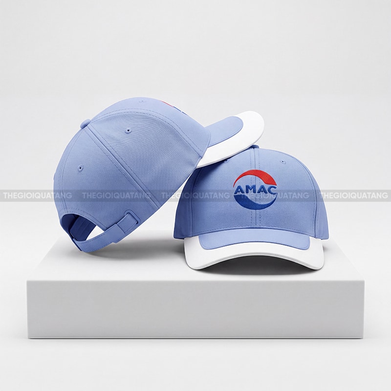 Dịch vụ may nón theo yêu cầu in thêu logo 3