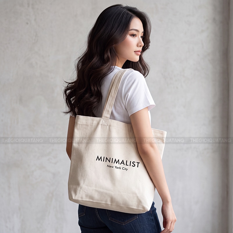 May túi canvas quà tặng giá rẻ theo yêu cầu 2