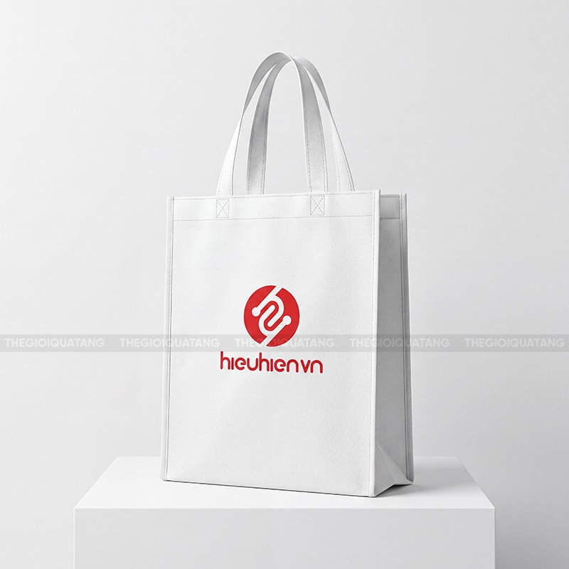 May túi vải không dệt quà tặng in logo 2