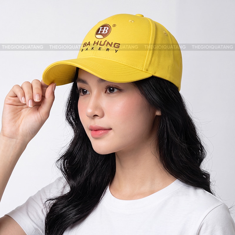 Nón lưỡi trai quảng cáo in logo đẹp 2