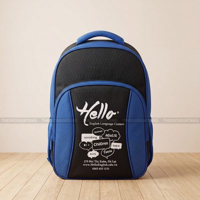 Quảng cáo balo in logo công ty 1