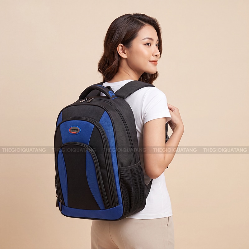 Quảng cáo balo in logo thương hiệu 4