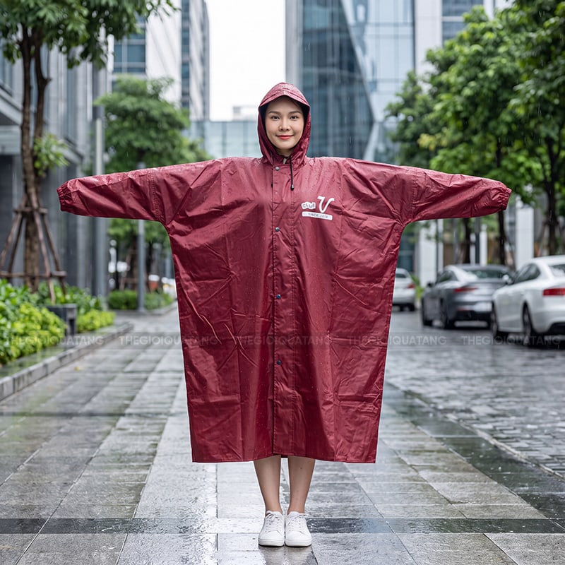 Sản xuất áo mưa in logo chuyên nghiệp 1