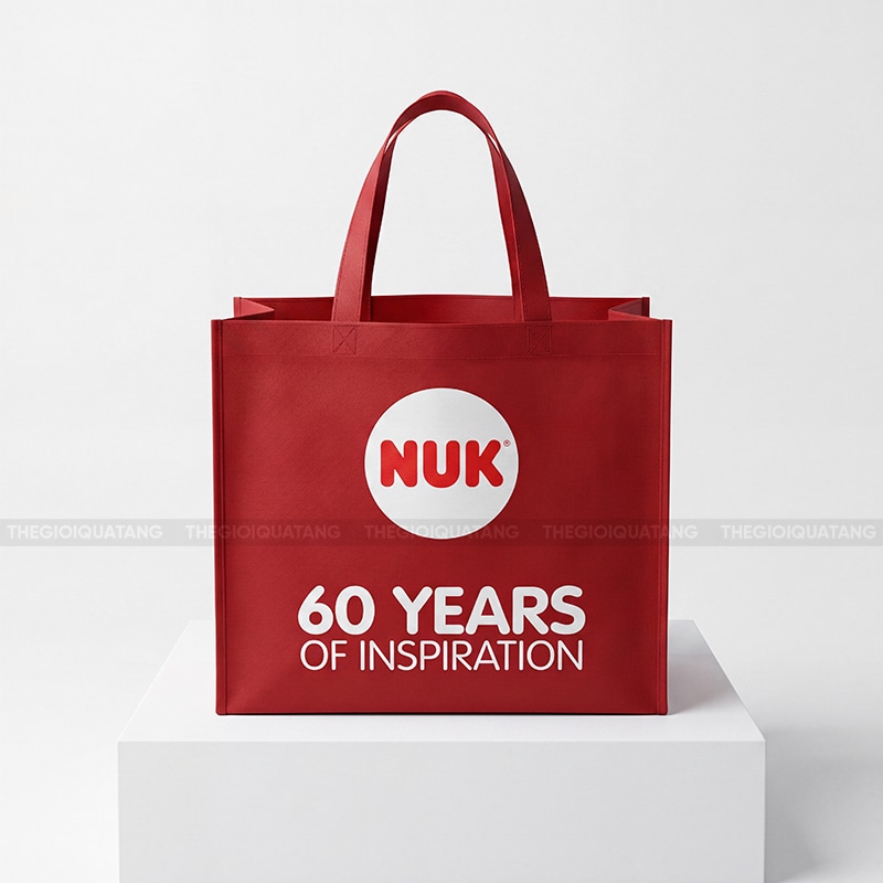Túi vải không dệt in logo quảng cáo theo yêu cầu 1