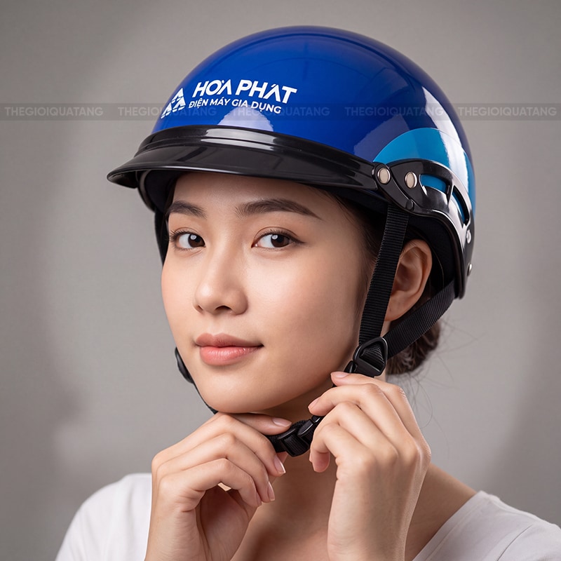 Đặt nón bảo hiểm quảng cáo in logo cao cấp 2