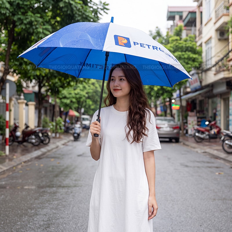 Dù cầm tay quà tặng in logo 3