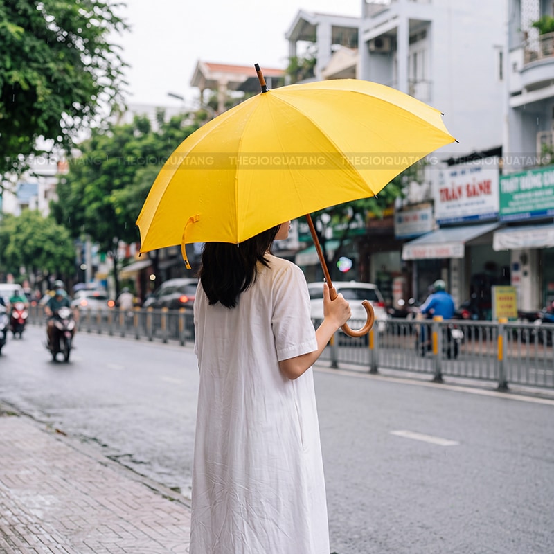 Làm dù in logo theo yêu cầu 2