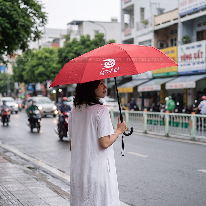 Làm ô quà tặng in logo theo yêu cầu 3