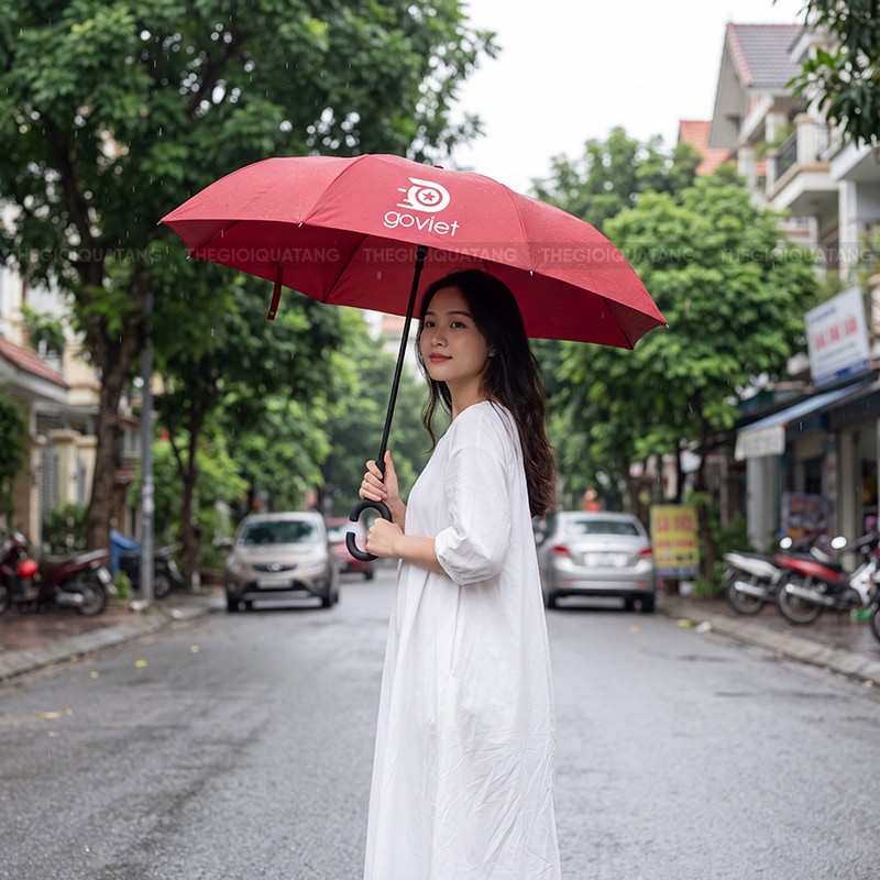 Làm ô quà tặng in logo theo yêu cầu 4