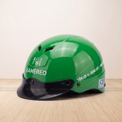 Nón bảo hiểm in logo HCM theo yêu cầu 1