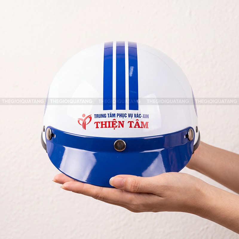Nón bảo hiểm quà tặng doanh nghiệp sản xuất tại xưởng 3