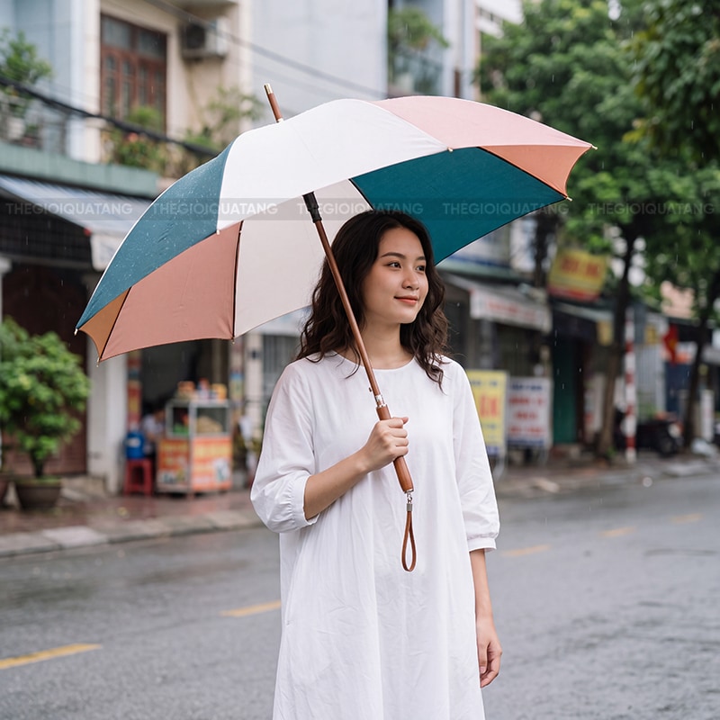 Ô dù quà tặng doanh nghiệp thiết kế theo yêu cầu 2