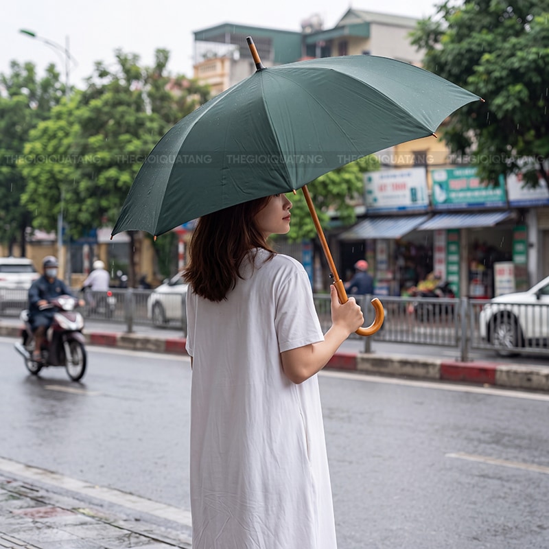 Sản xuất dù quảng cáo in logo 3