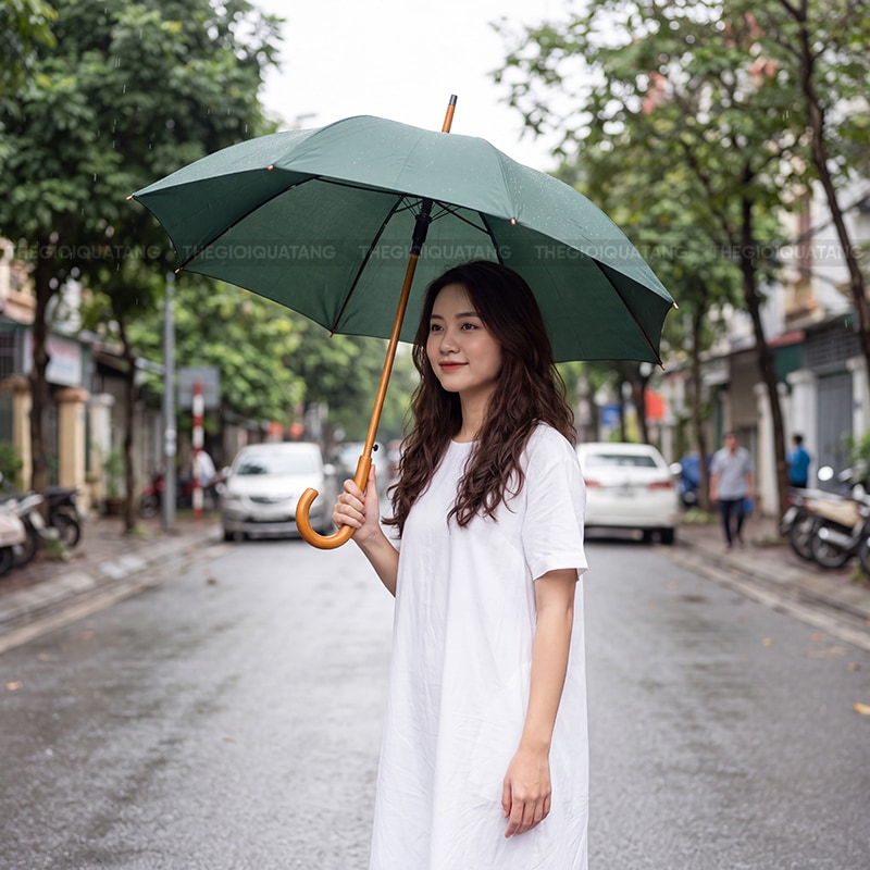Sản xuất dù quảng cáo in logo 4