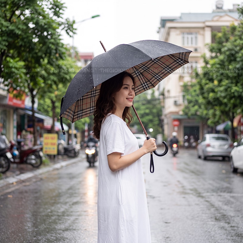 Sản xuất ô dù quà tặng in logo số lượng lớn 3