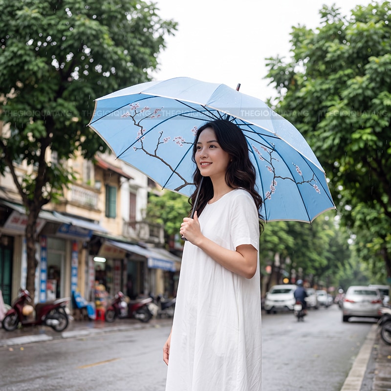 Sản xuất ô dù quảng cáo in logo 4